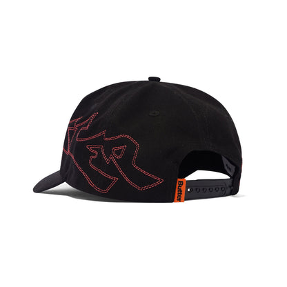 Trance 5 Panel Cap - Black