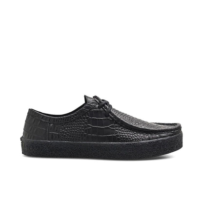 VM006 Moc - Croc Black / Black