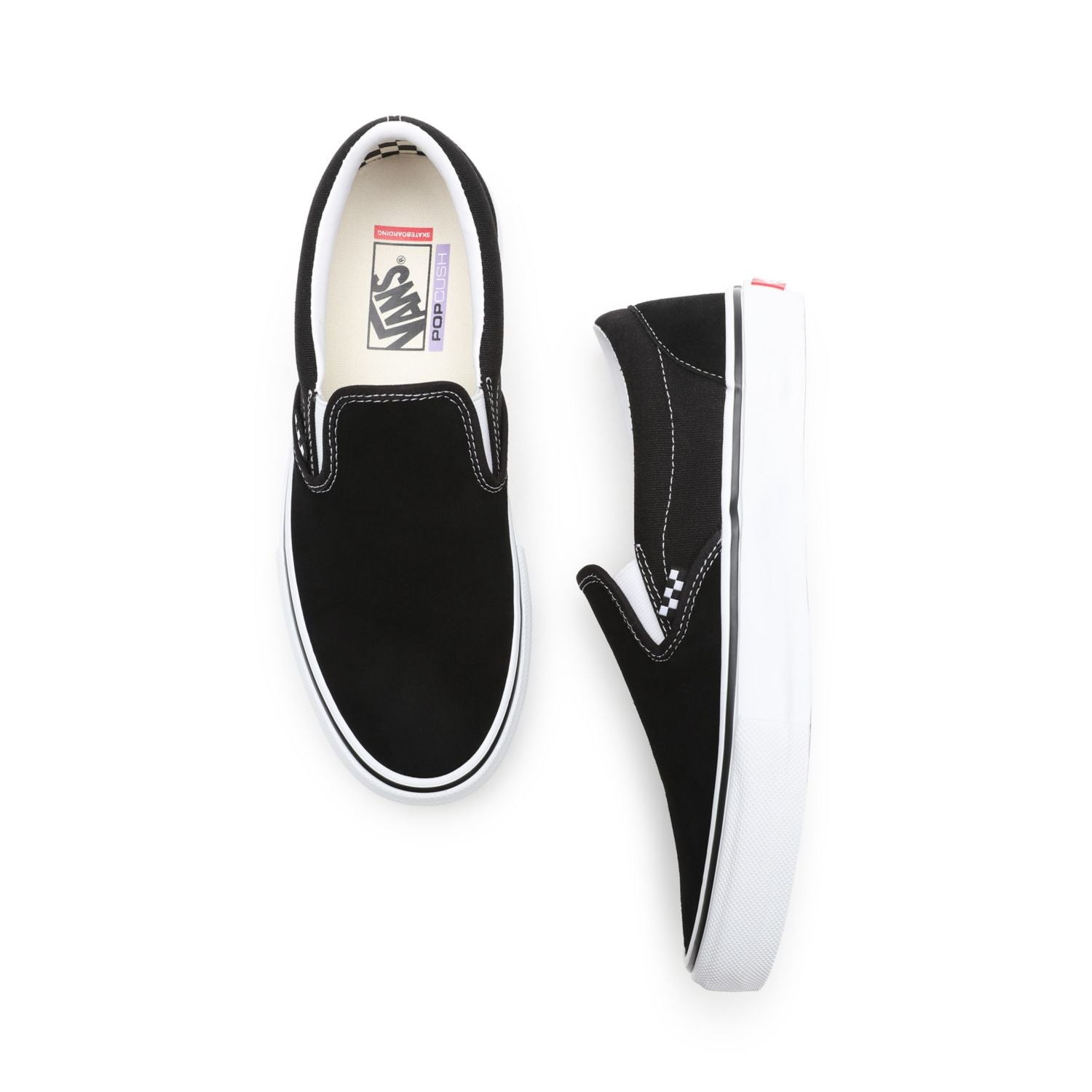 Skate Slip-On - Black / White