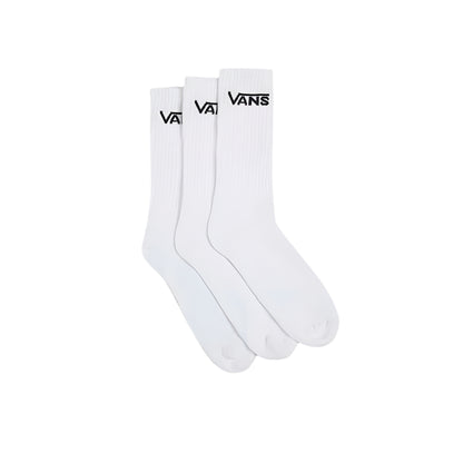 Classic Crew Socks (3 pairs) - White