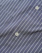 Vertical Stripe S/S Shirt - Stone Blue