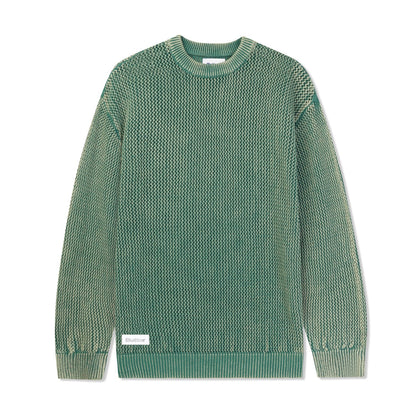 Washed Knitted Sweater - Washed Army