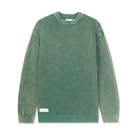 Washed Knitted Sweater - Washed Army