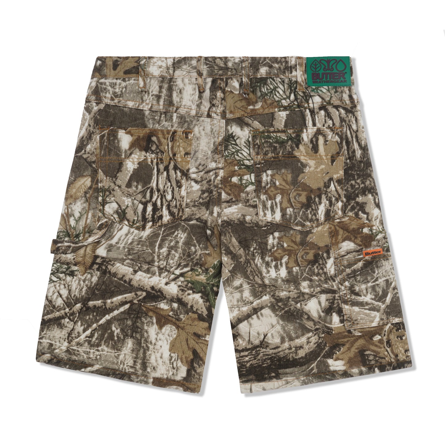 Weathergear Heavy Weight Denim Shorts - Forest Camo