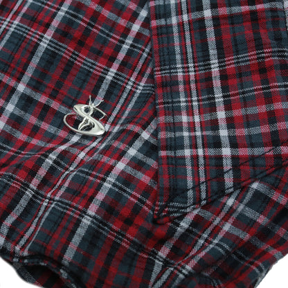 Plaid Pullover - Black / Red