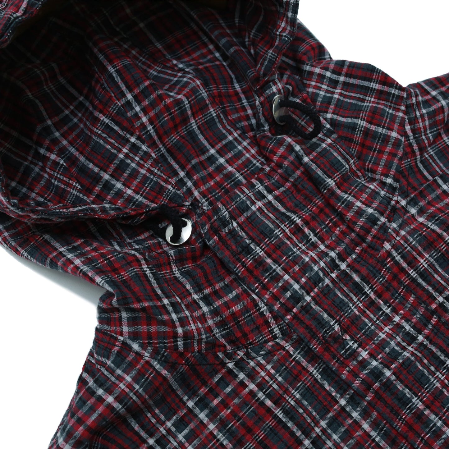 Plaid Pullover - Black / Red