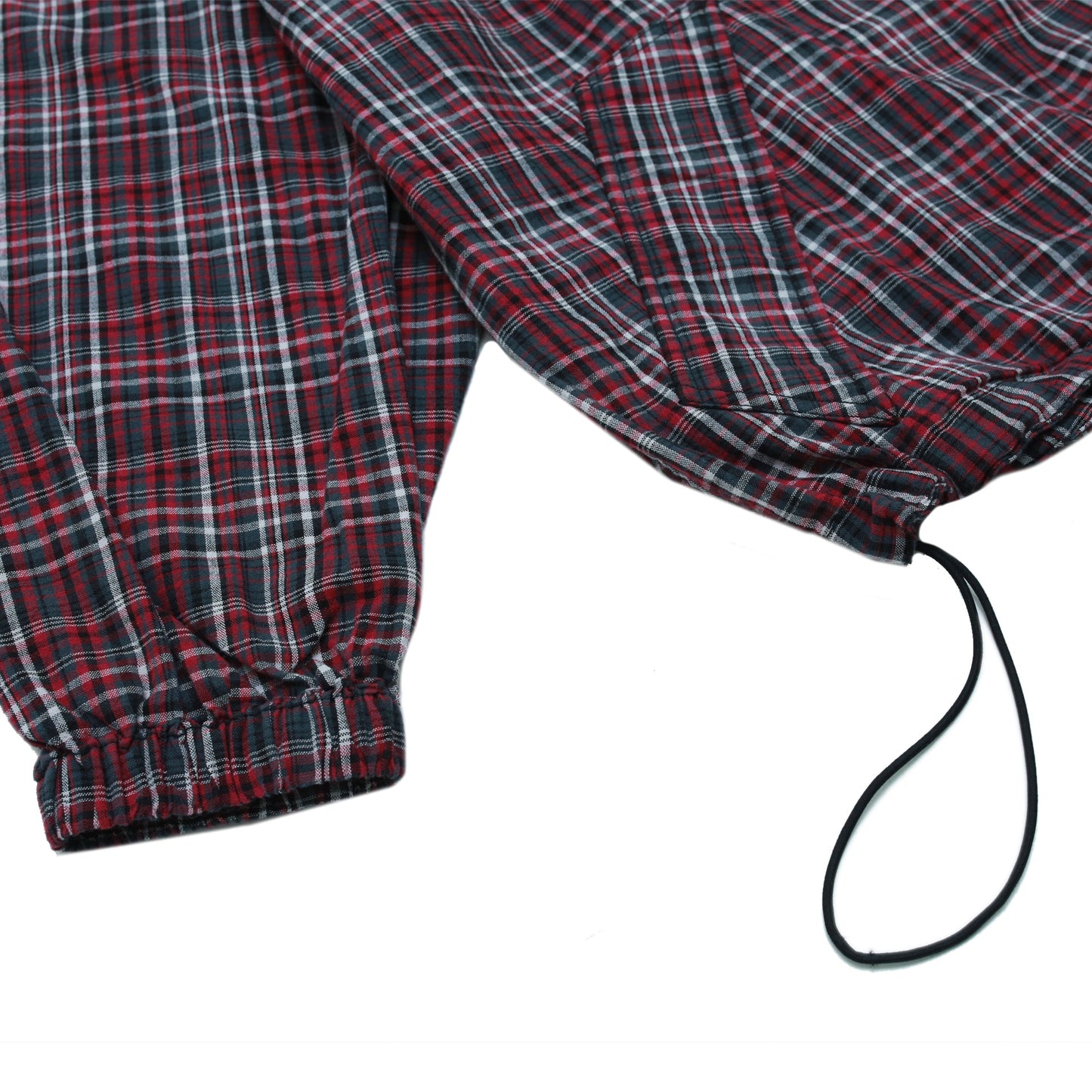 Plaid Pullover - Black / Red