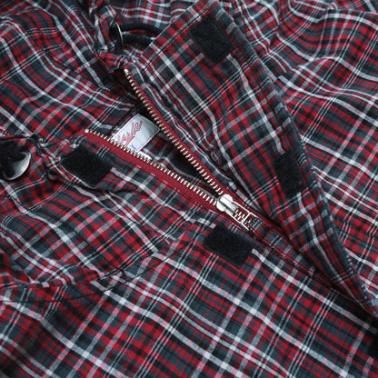 Plaid Pullover - Black / Red