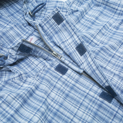 Plaid Pullover - Blue / White