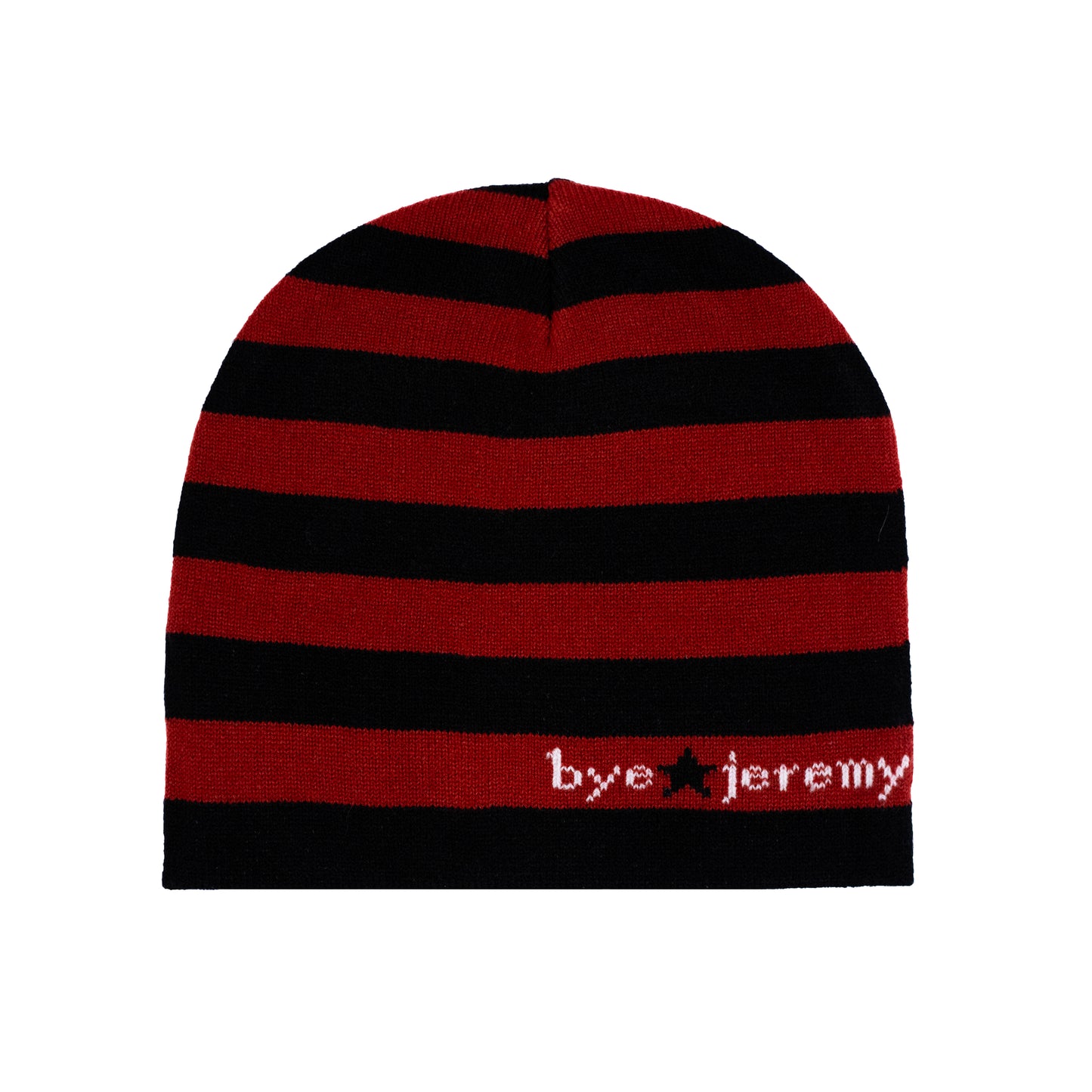 Demo Striped Beanie - Black / Red