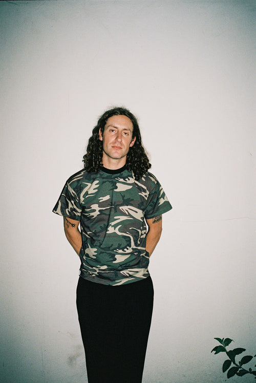 Loves Me Not Tee - Green Camo