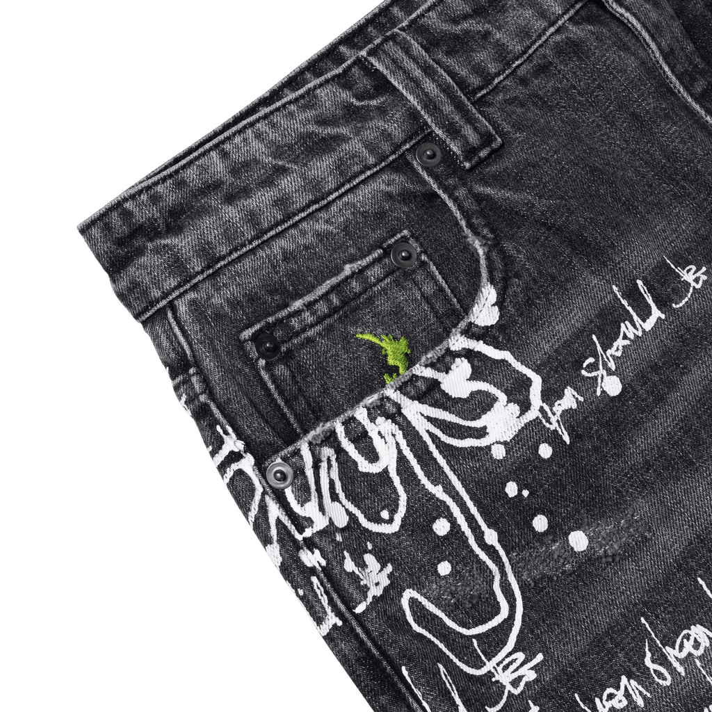 Waze Jeans - Washed Black