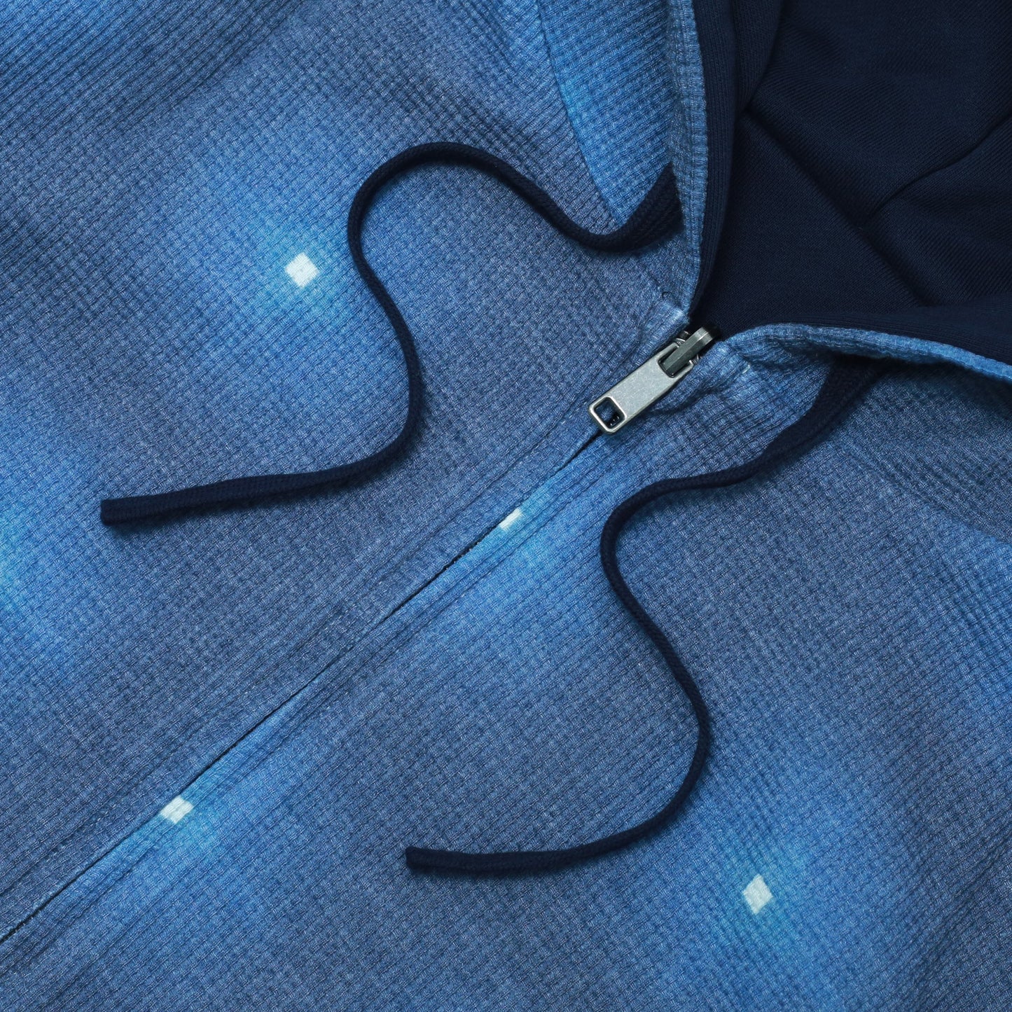 Reversible Thermal Zip Hoodie - Navy / Blue