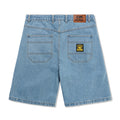 Patch Pocket Denim Shorts - Faded Blue