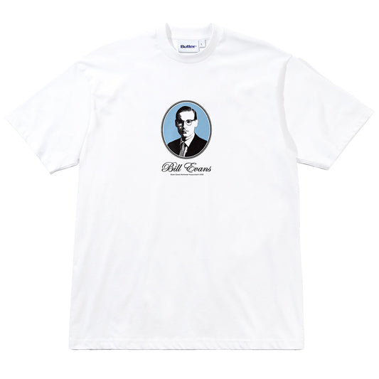 Butter® x Bill Evans Crystal Notes Tee - White