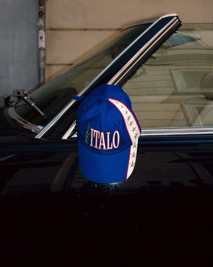 Italo 6 Panel Cap - Blue