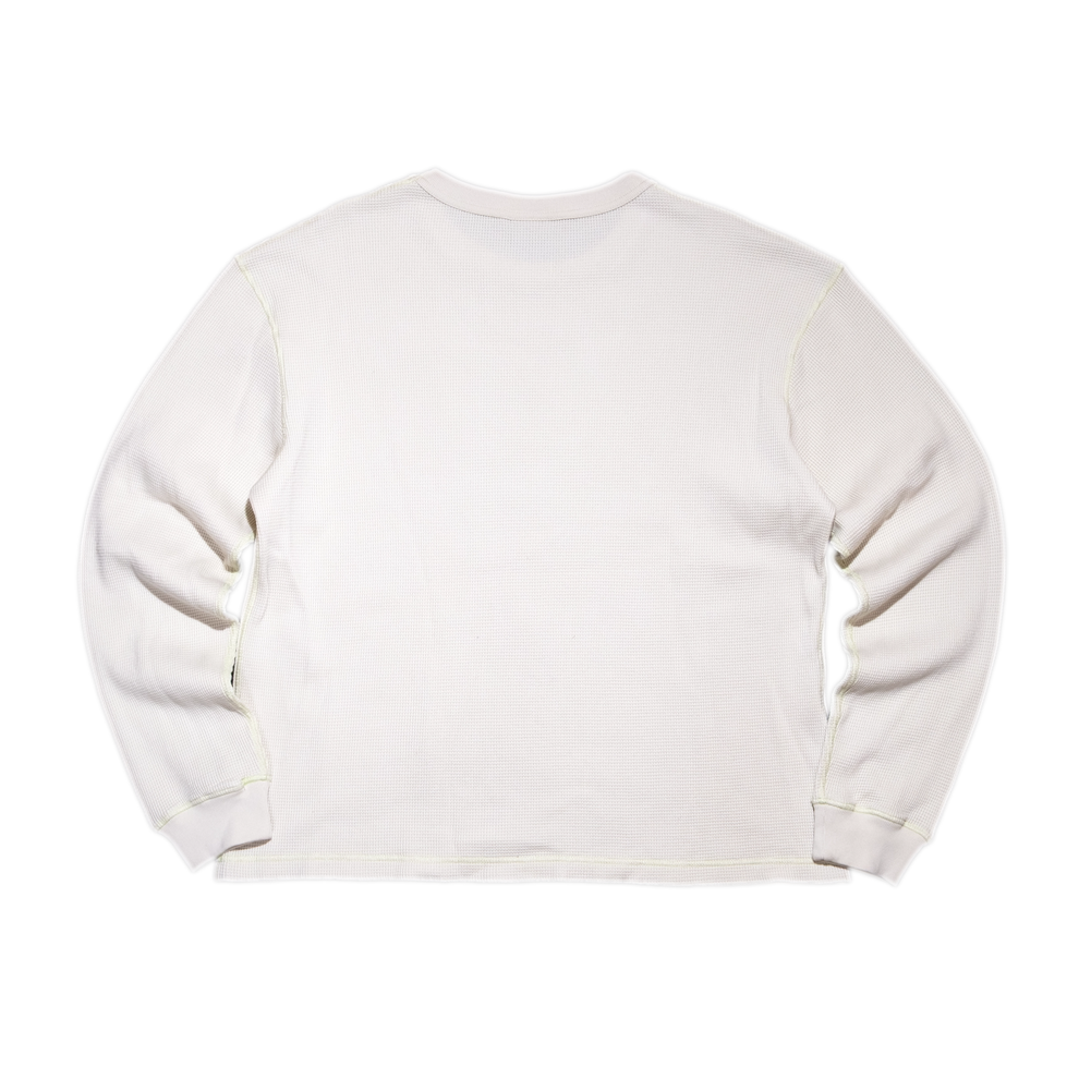 Butterfly Thermal Waffle Longsleeve - Cream