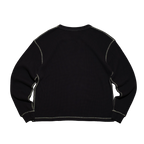 Butterfly Thermal Waffle Longsleeve - Black