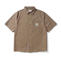 Equipment S/S Shirt - Lime / Red