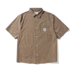 Equipment S/S Shirt - Lime / Red