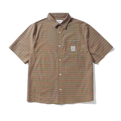 Equipment S/S Shirt - Lime / Red