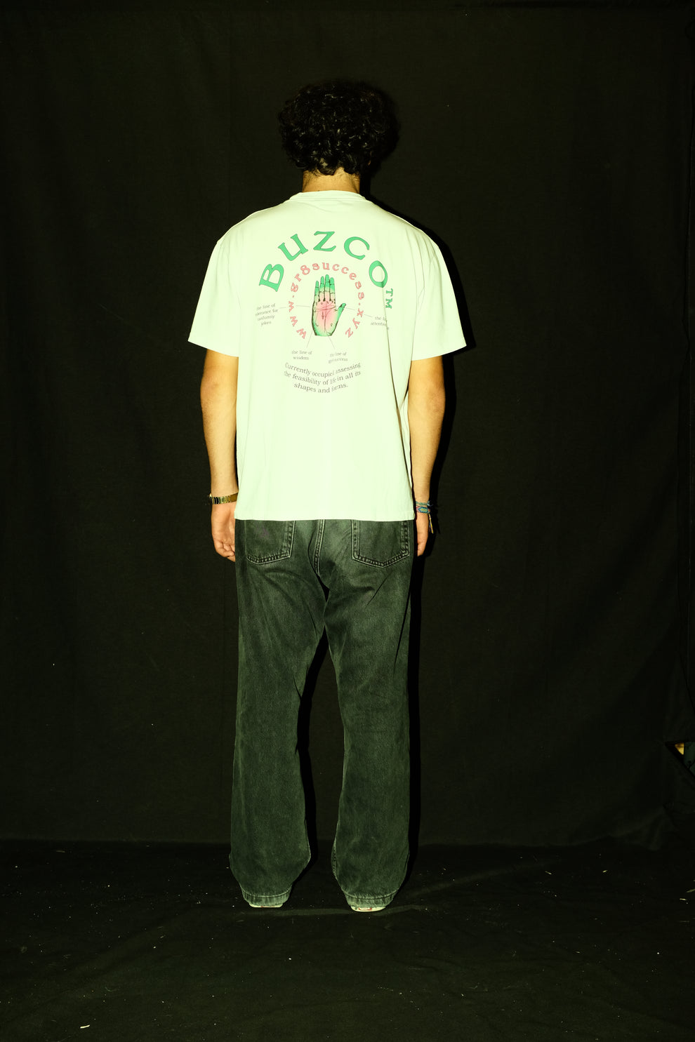 Wise Hand Tee - White