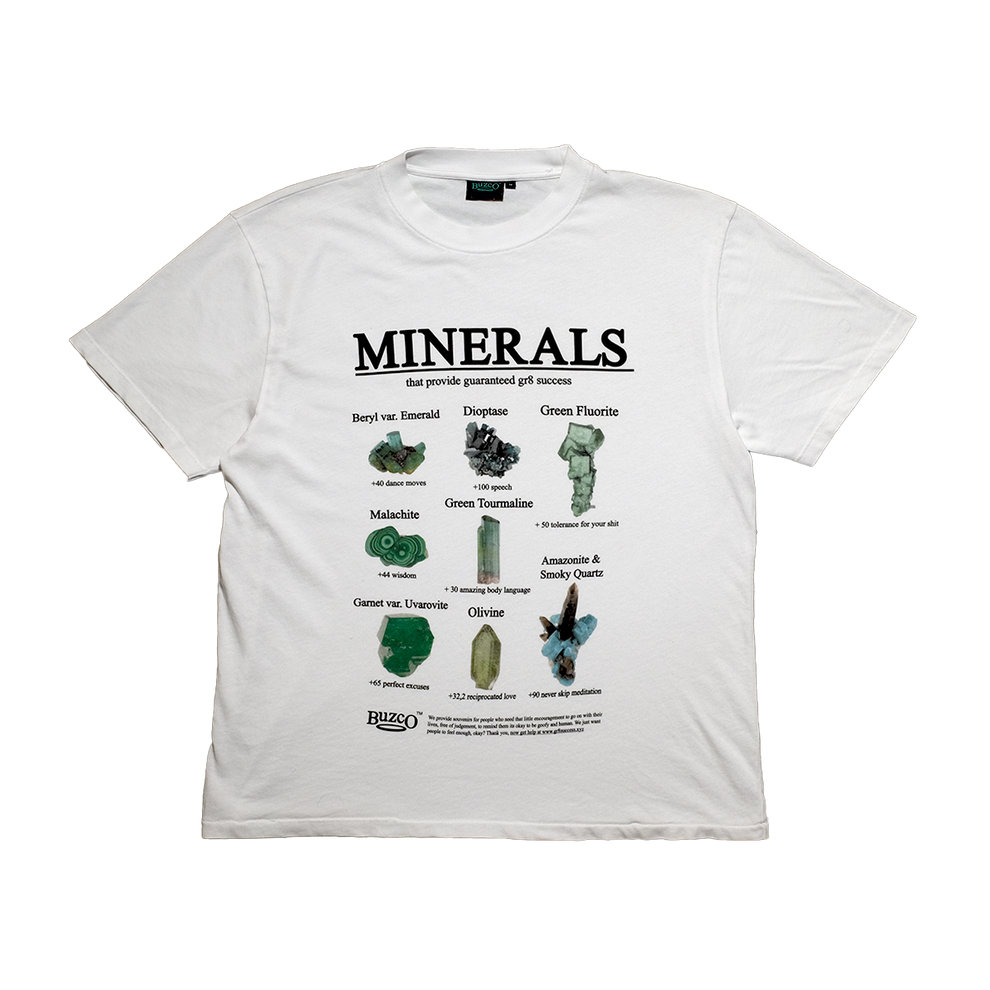 Minerals Tee - White