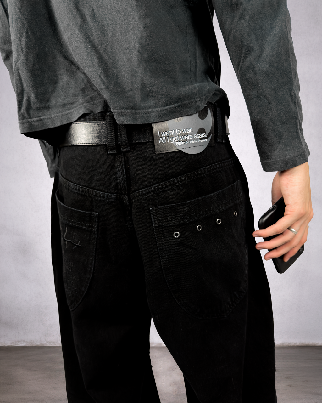 Scars V2 Distressed Pants - Blackout