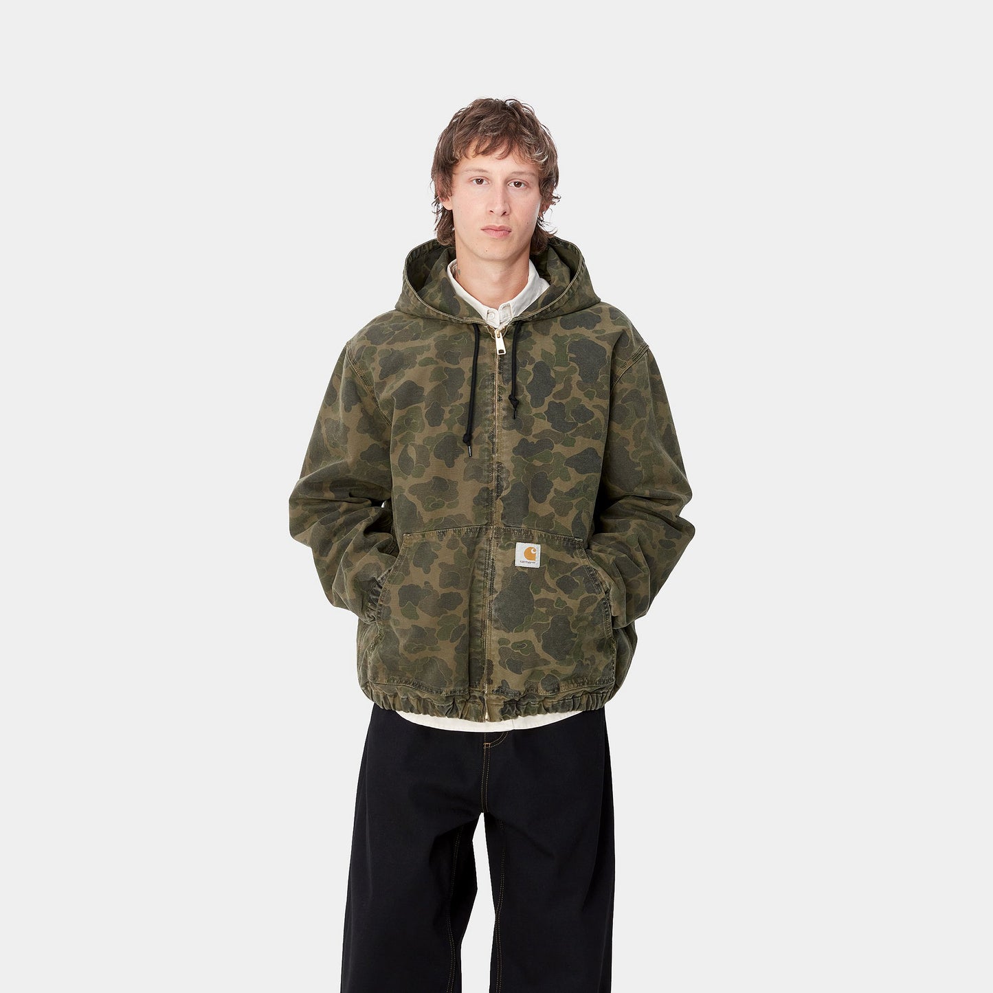 Duck Active Jacket - Camo Duck / Office Green