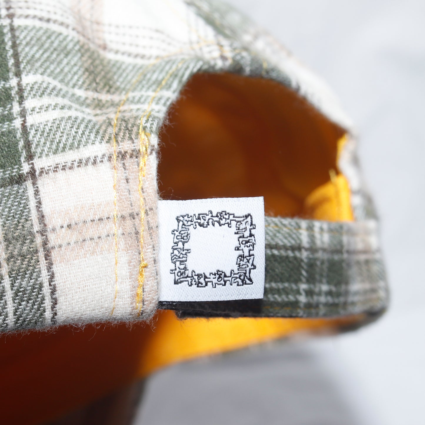 Plaid Spikes Hat - Green