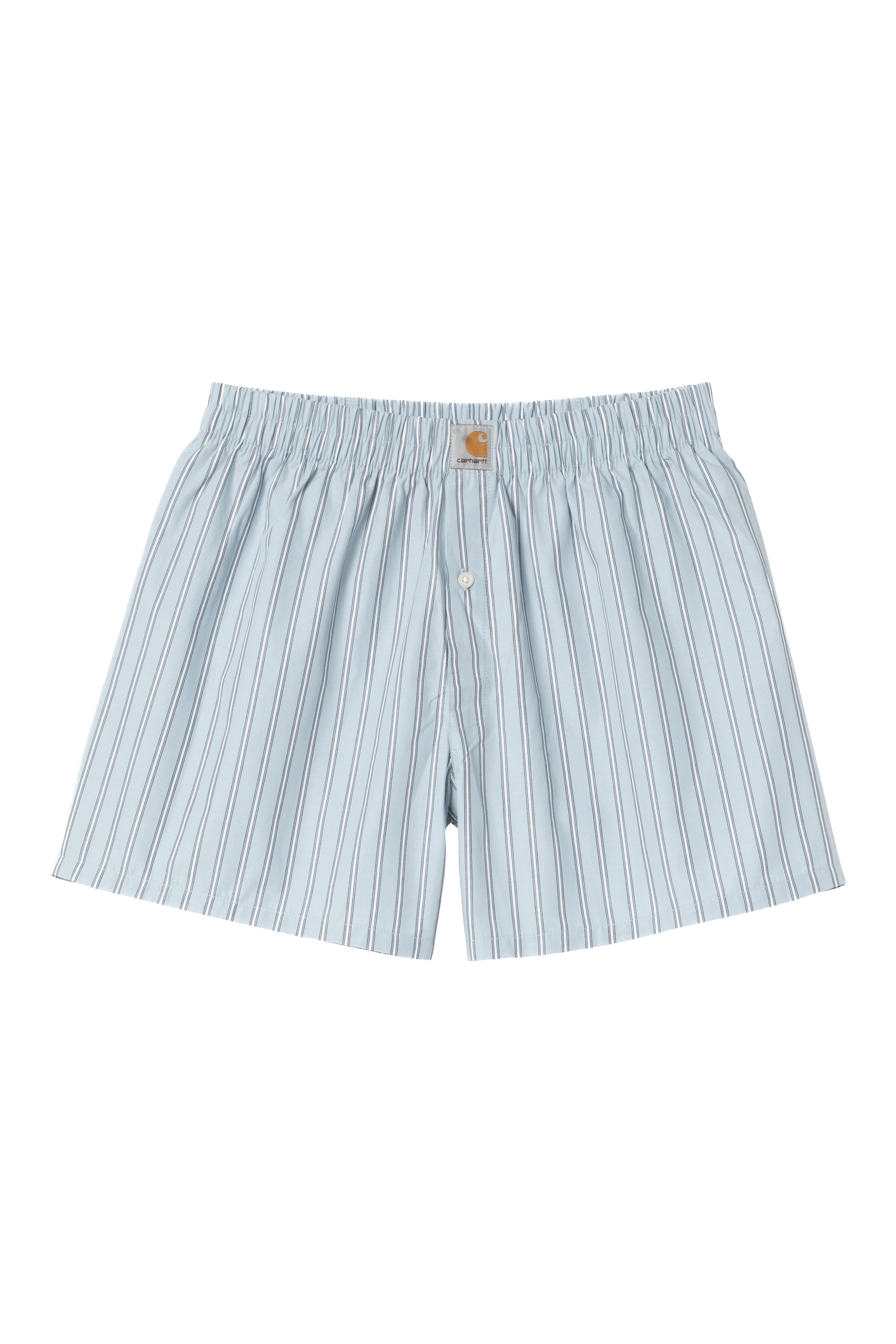 Cotton Boxers - Grimsby Stripe, Blue Fog