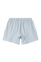 Cotton Boxers - Grimsby Stripe, Blue Fog