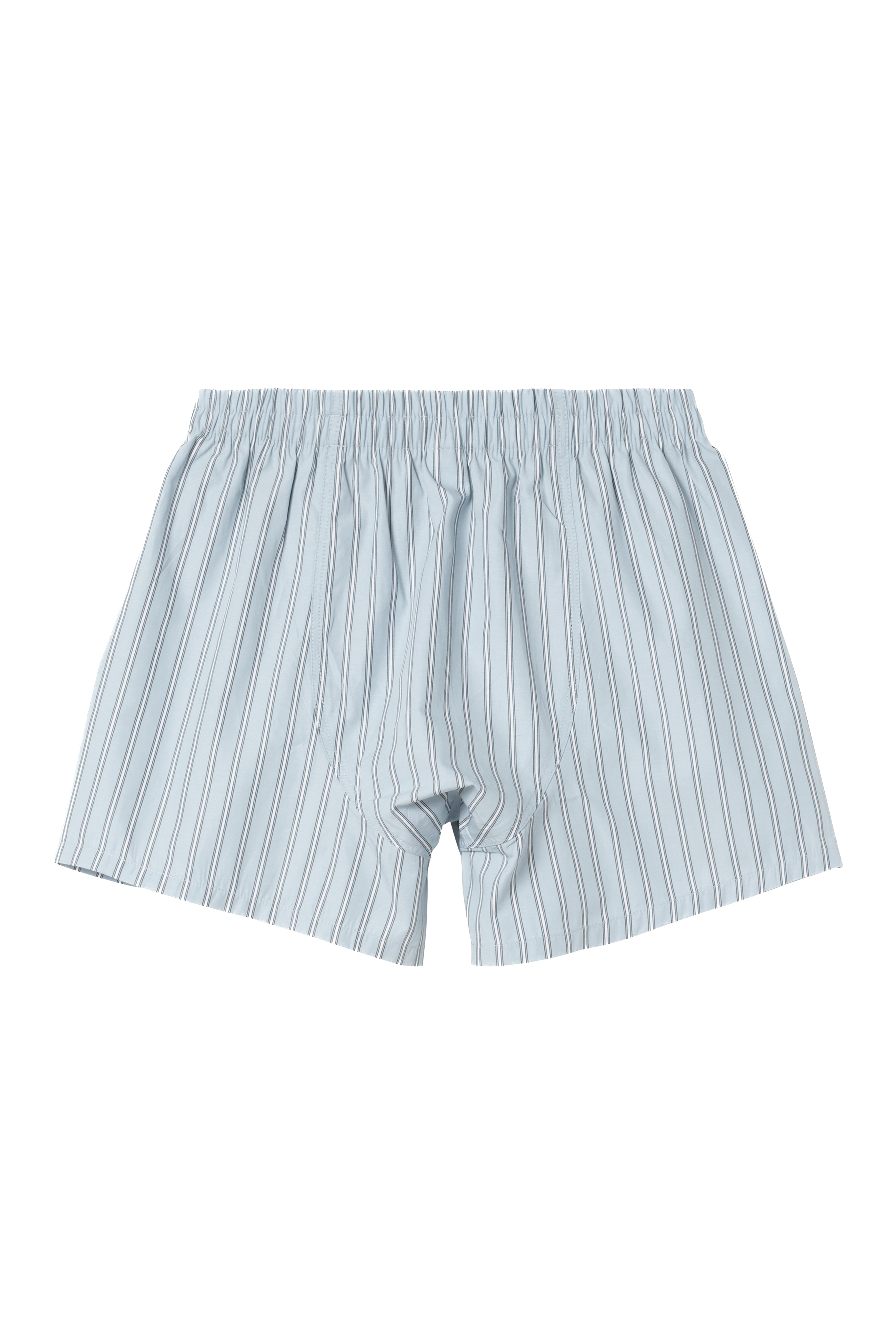 Cotton Boxers - Grimsby Stripe, Blue Fog