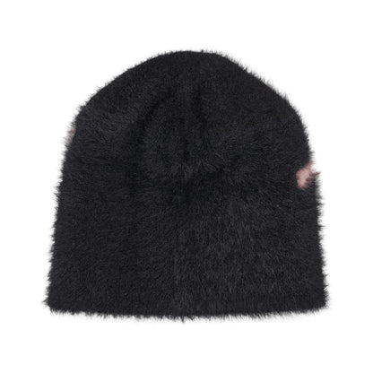 Chedda Beanie - Black / Glassy Pink