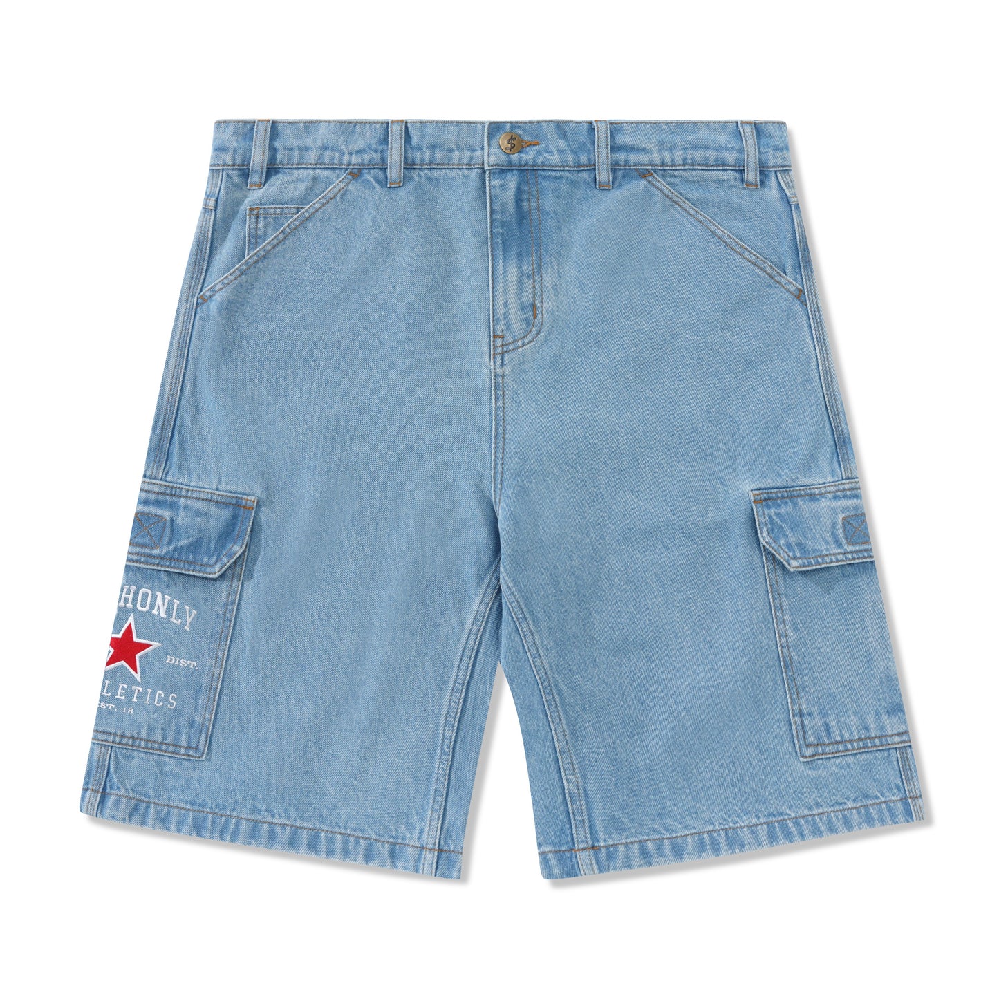 Athletics Denim Shorts - Washed Indigo