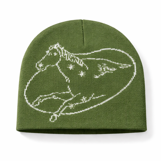 Pegasus Skully Beanie - Matcha