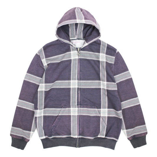 Crib Checkered Hood - Blue