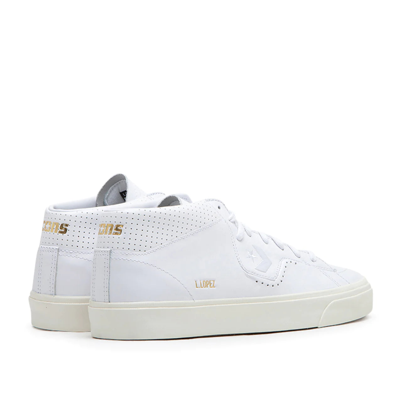 Converse CONS Louie Lopez Pro Mid Mono Leather - White / White