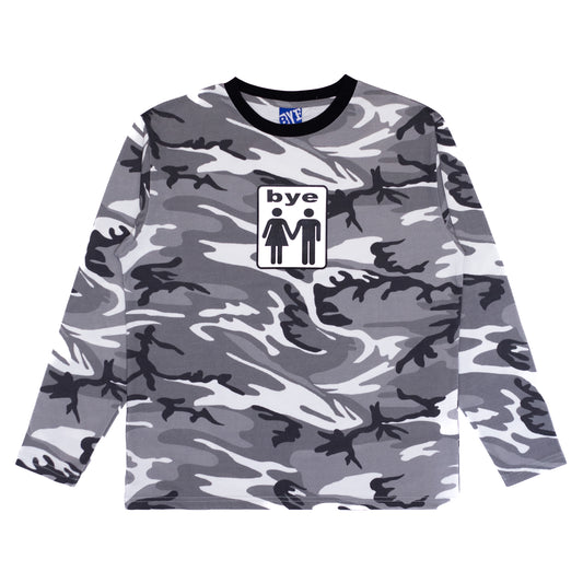 Couple Long Sleeve - Grey Camo