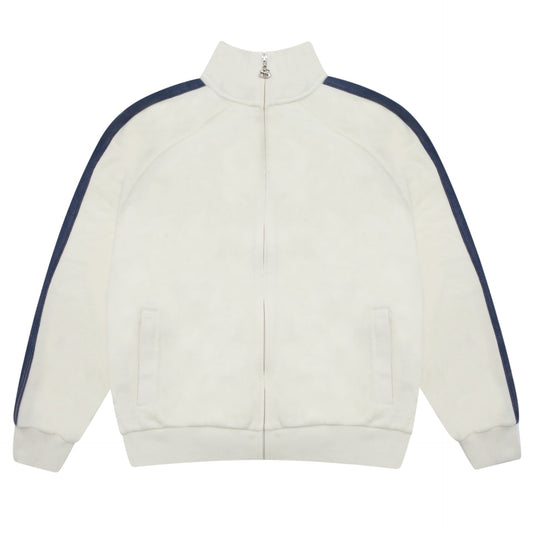 Woven Phantasy Full-Zip Sweatshirt - Cream