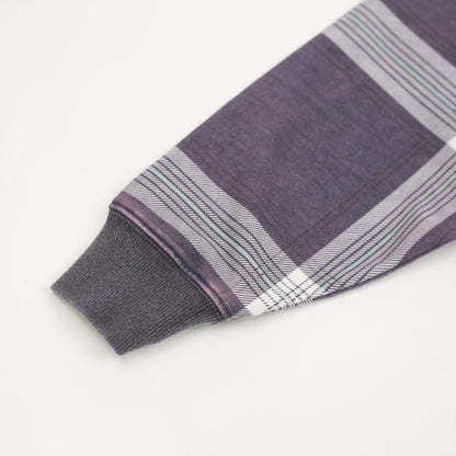 Crib Checkered Hood - Blue