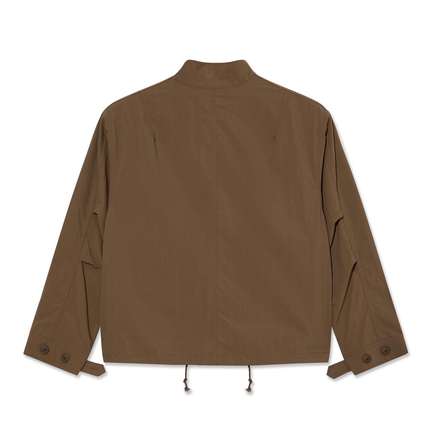 Cropped Parka Jacket - Brown Khaki