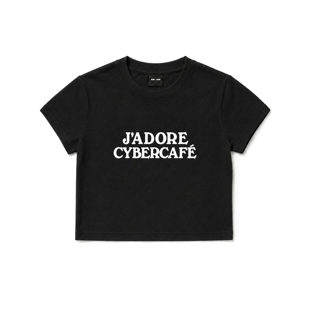 J'adore Baby Tee - Black