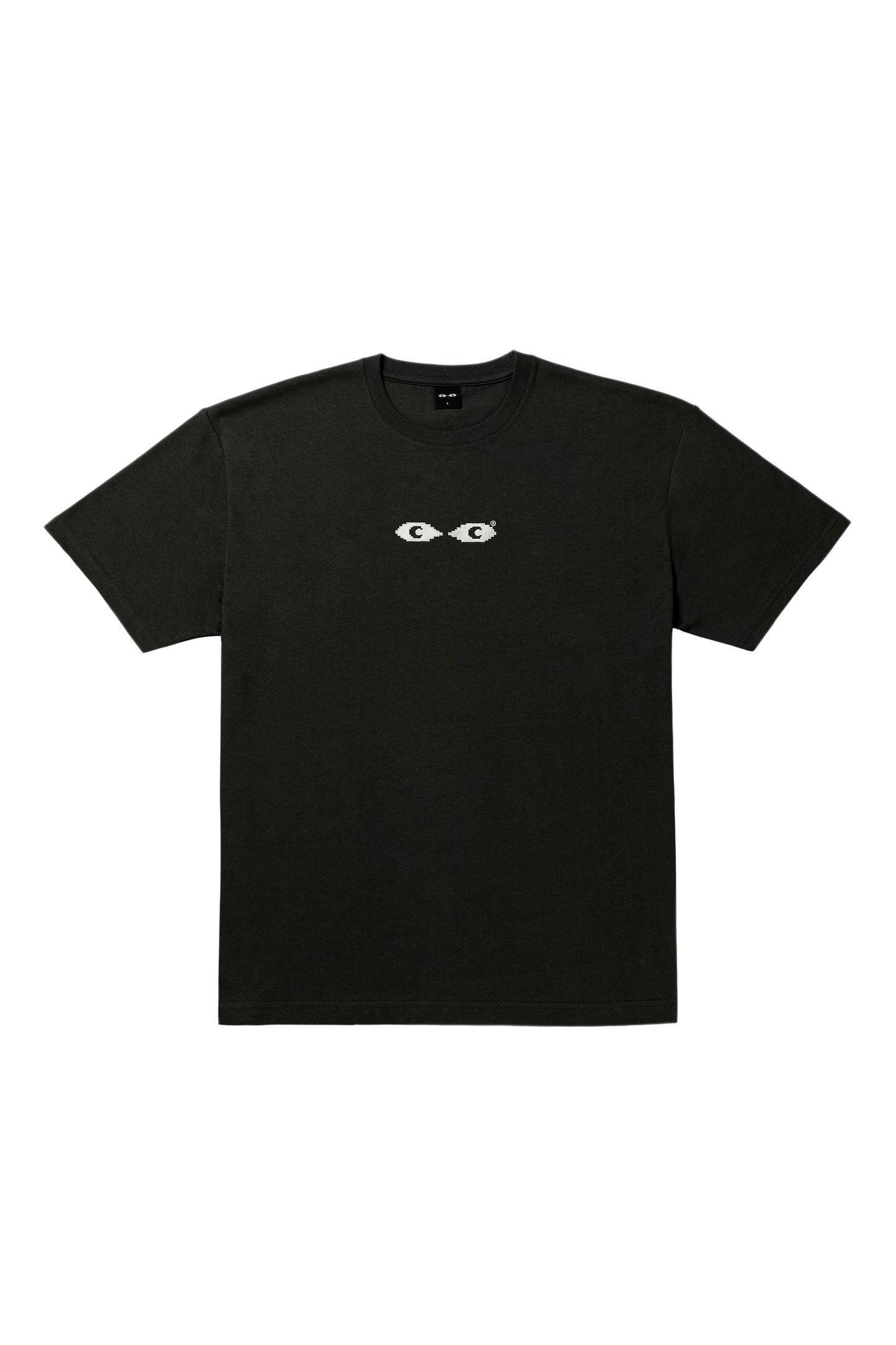 Embroidery Logo Tee - Washed Black