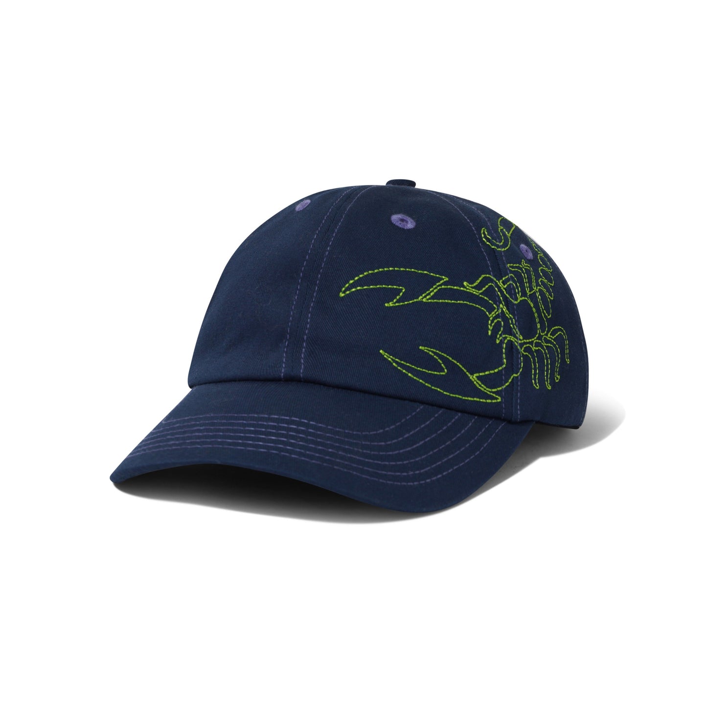 Boné de 6 Painéis Scorpion - Azul-Marinho
