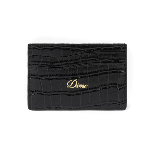 Croc Card Holder - Black