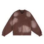 Faded Fleece Bomber - Terra