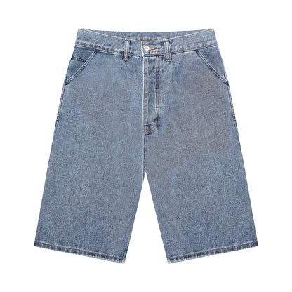 Djo Denim Shorts - Blue Fade Out Strong Bleached