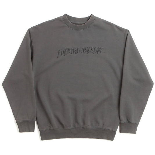 FA Distressed Stamp Crewneck - Black