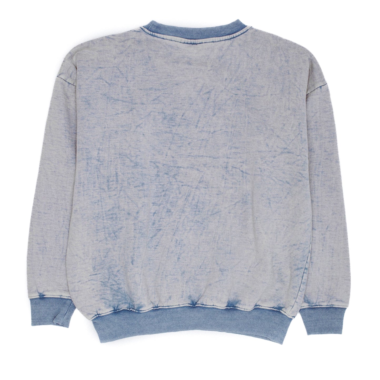 Little Stemp Snow Wahs Crewneck - Dusty Blue